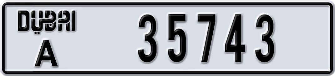 Plate Dubai