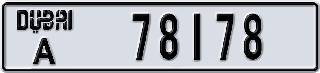 Plate Dubai