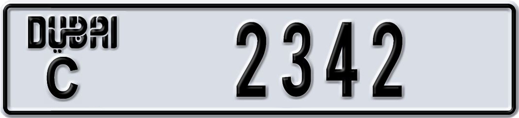 Plate Dubai