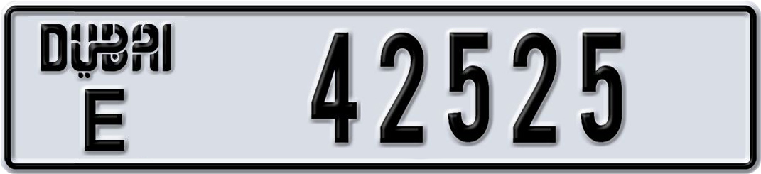 Plate Dubai