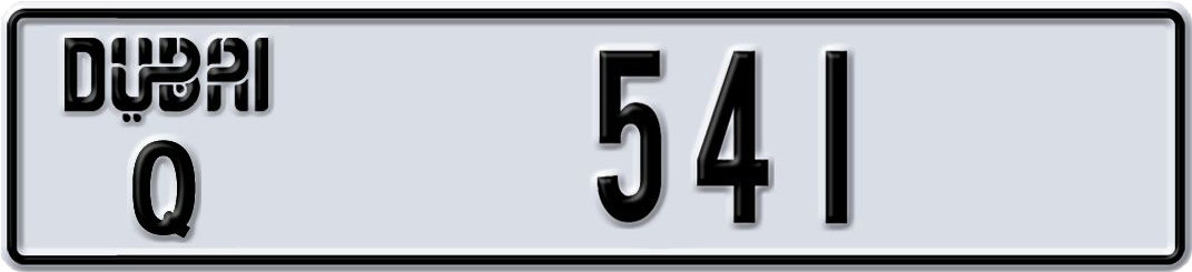 Plate Dubai
