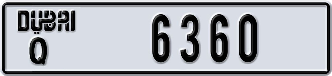 Plate Dubai