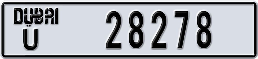 Plate Dubai