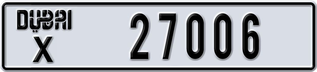 Plate Dubai