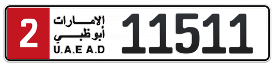 Plate Abu Dhabi