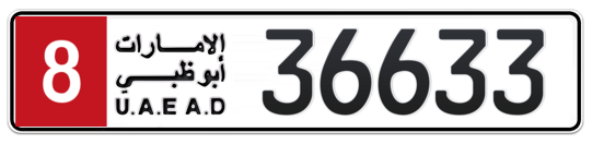 Plate Abu Dhabi