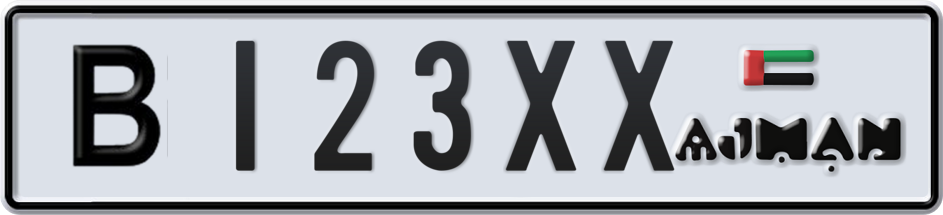 Plate Ajman