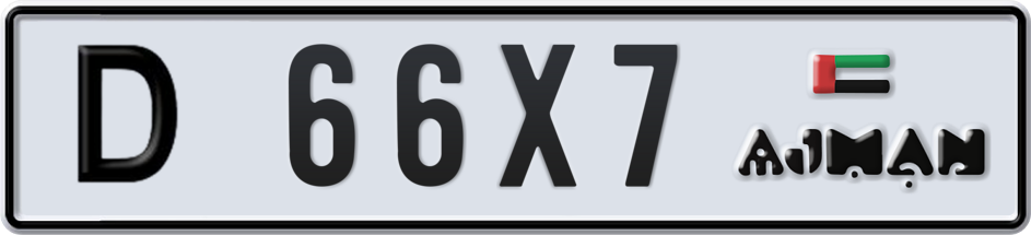 Plate Ajman